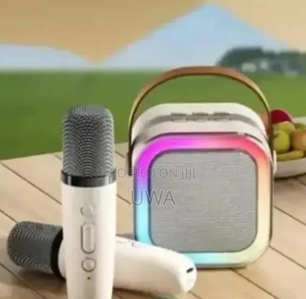 Portable Mini Wireless Bluetooth Karaoke Speaker with Microphone - 1