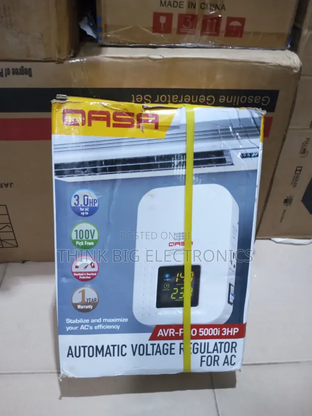 Qasa 5KVA Wall-Mount Power Stabilizer don Kayan Lantarki - 1