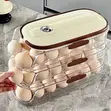 Multi-Layer Auto Rolling Egg Holder Dispenser for Fridge - 1