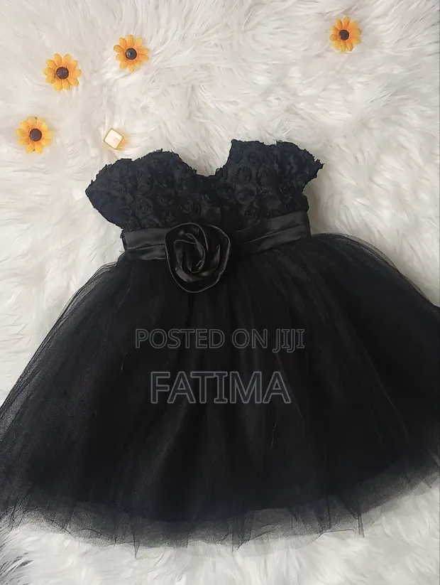 Brand New Black Party Dress for Babies - 1