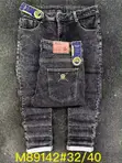 Ala Jeans Na Maza - Black & Yellow Acid Wash - 3