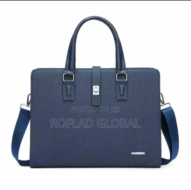 Original Quality Men's Leather Office Bag - 1
