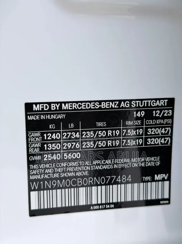 New Mercedes-Benz EQB 2024 White - 1