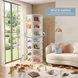 360 Degree Rotating Shoe Bag Organizer Tower - 4