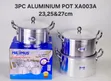 3pcs Quality Aluminium Polish Pot Set - 2