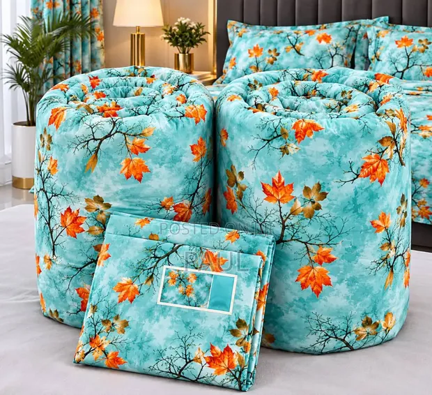 EDS 6x6 Duvet Cover Set tare da Pillowcases - 1