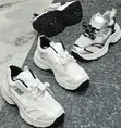 New Balance Unisex Breathable Mesh Chunky Platform Sneakers - 2