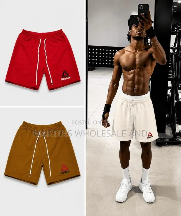 Zara Casual Drawstring Jogger Shorts - Olive Green - 1