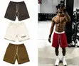 Zara Casual Drawstring Jogger Shorts - Olive Green - 2