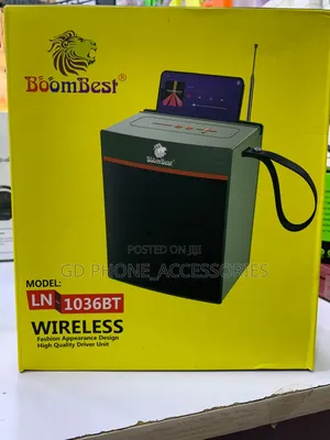 BoomBest LN-1036BT Wireless Portable Speaker with Phone Stand