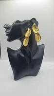 Gold Replica 3-Tone Earrings - 2