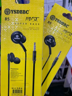 YSDBBC B5 Super Bass Wired In-Ear Earphones with Mic