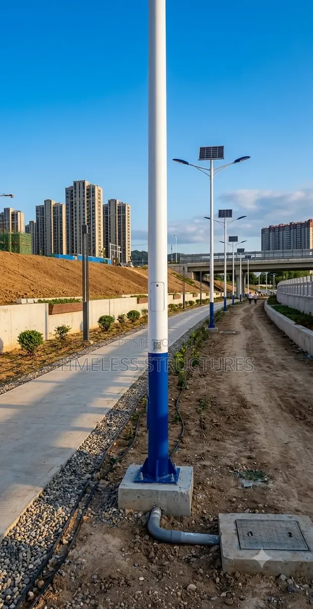 Solar Beam Poles - Bayarwa & Shigarwa - 1