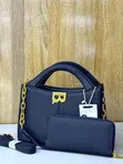 Bagco Classic Handbag - Navy Blue - 1