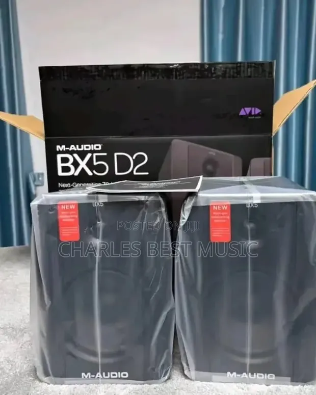 M-Audio BX5 D2 Studio Monitor Speakers (Pair) - 1