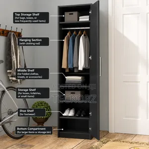 50cm x 210cm HDF Wardrobe - Baki