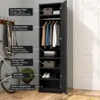 50cm x 210cm HDF Wardrobe - Baki - 1