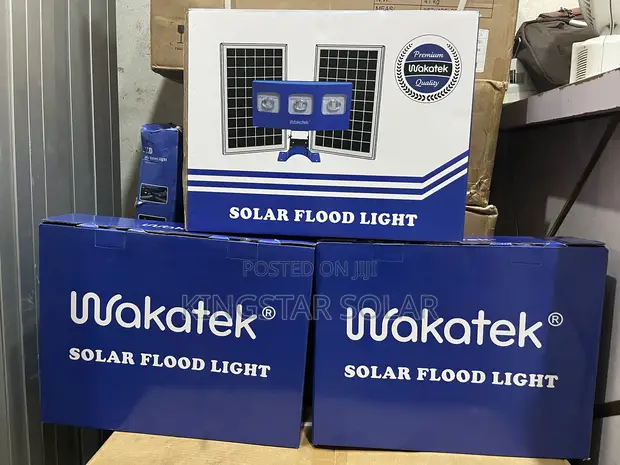 Wakatek 300W Solar Flood Light - 1