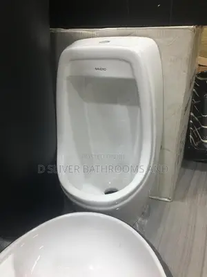 Navero White Wall-Hung Ceramic Male Urinal Bowl with Sensor