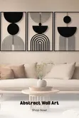 Modern Abstract Triptych Wall Art - 1
