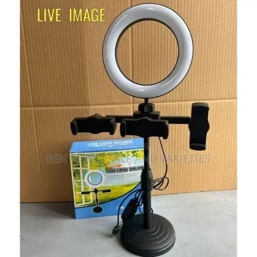 12-Inch LED Ring Light tare da Tripod Stand - 1