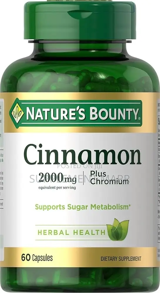 Cinnamon Plus Chromium 2000mg Kapsul X60 - Taimakon Sukarin Jini - 1