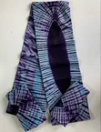 Adire Tie-Dye Cotton Fabric - Sunburst Pattern - 1