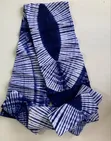 Adire Tie-Dye Cotton Fabric - Sunburst Pattern - 5