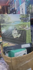 Inflatable Double Air Bed with Built-in Pump (Queen) - 1