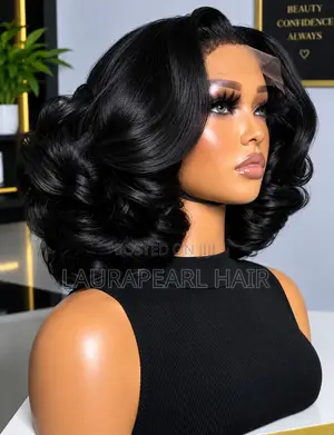SDD Back Flip Bounce Unit - Curly Bob Wig