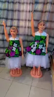 Readymade Ankara Princess Gowns (Ages 5 & 7) - 1