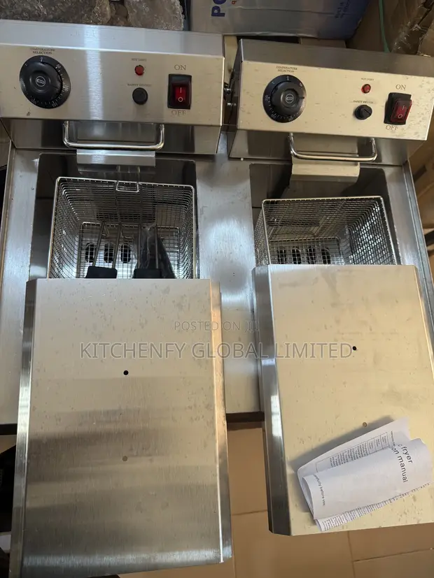Brand New Double Basket Electric Fryer - 1