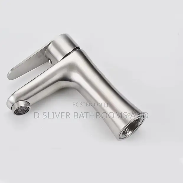 Stainless Steel Basin Mixer Tap - Single Lever - 1