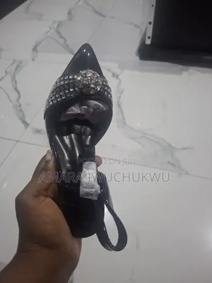 Cute High Heels Children Shoes - Black