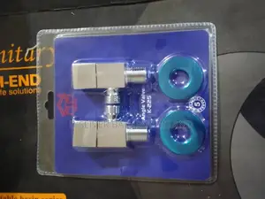 K-225 Double Angle Valve Set for Toilet/Basin with Cover