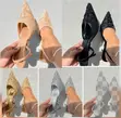 Zara Black da Nude Heeled Sandals - Girman 41 - 1