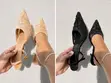 Zara Black da Nude Heeled Sandals - Girman 41 - 2