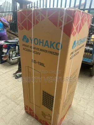 Yohako 198L Upright Solar Ice Maker Freezer - AC220V/DC24V
