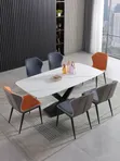 Modern Luxury Marble Dining Set - 6 Seater - 1