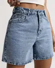 Zara Pink Bow Embroidered Denim Shorts for Girls - 2