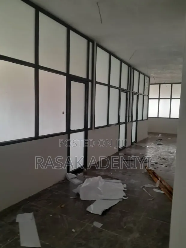 Office Partition - Brand New Aluminum Frame - 1