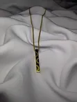 Unisex Bar Necklace - Stainless Steel - 1