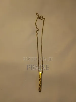 Unisex Bar Necklace - Stainless Steel