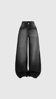 Zara Black Baggy Jeans - Mata XL-3XL - 1