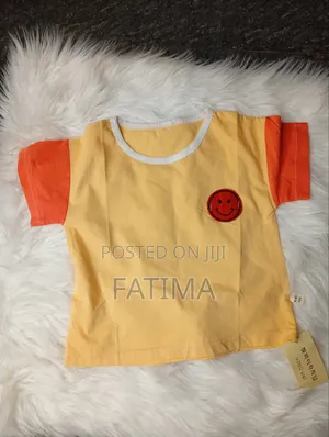Boys Yellow Cotton T-Shirt (2-3Y)