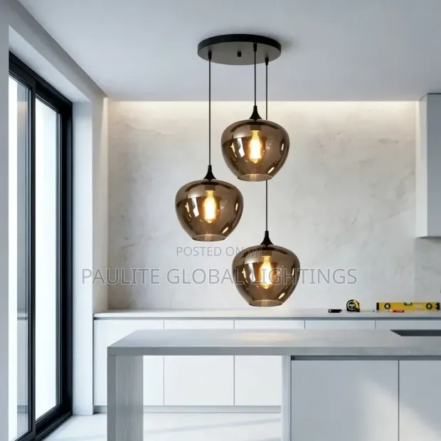 New Designed Smoky Glass Chandelier - 1