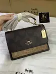 Coach Handbag - Multicolor Signature Pattern - 2