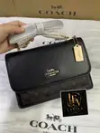 Coach Handbag - Multicolor Signature Pattern - 4
