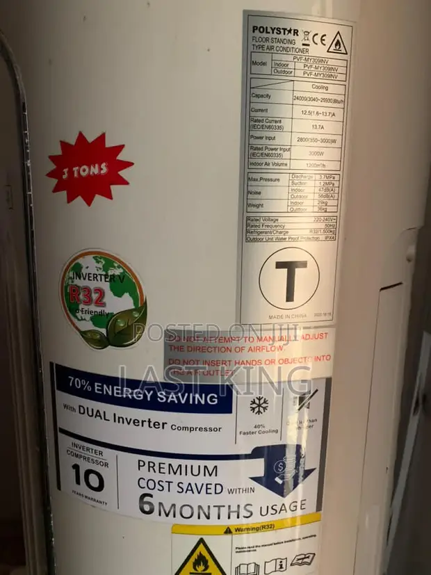 Polystar 3 Ton Split System Air Conditioner - 1