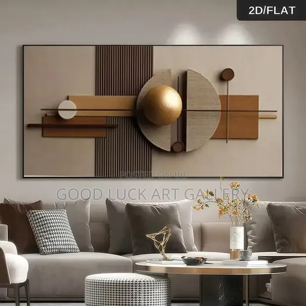 Modern Geometric Canvas Wall Art - 1